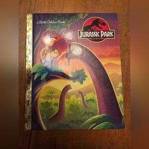 Jurassic Park Little Golden Book (Jurassic Park) by Arie Kaplan (2018) Like New